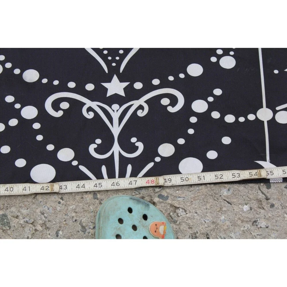 Sun Moon Stars Psychedelic Tapestry Hippie Wall Art Black White 72x92